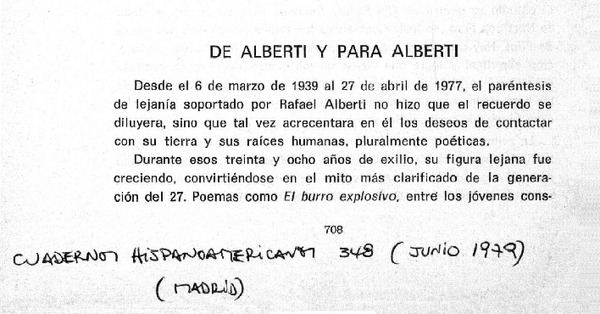 De Alberti y para Alberti