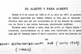 De Alberti y para Alberti