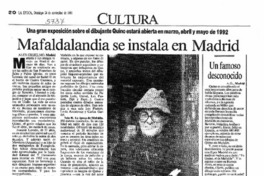 Mafaldalandia se instala en Madrid.