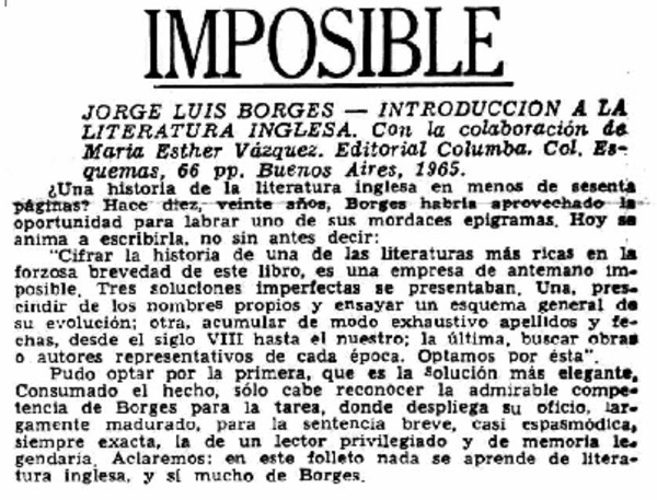 Imposible.