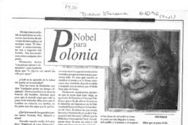 Nobel para Polonia.
