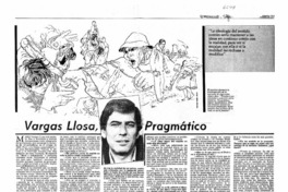 Vargas Llosa, pragmático.