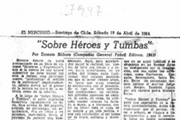 "Sobre héroes y tumbas"