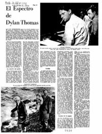 El espectro de Dylan Thomas.