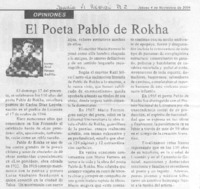 El poeta Pablo de Rokha