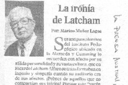 La ironía de Latcham