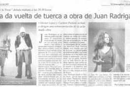 "El loco y la Triste" debuta mañana a las 20.30 horas : Tiara da vuelta de tuerca a obra de Juan Radrigán
