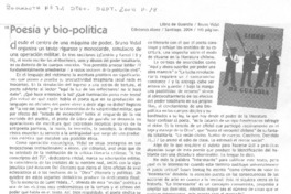 Poesía y bio-política