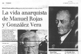 La vida anarquista de Manuel Rojas y González Vera