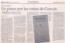 "Poesía (des)borde" : un paseo por las costas de Concón