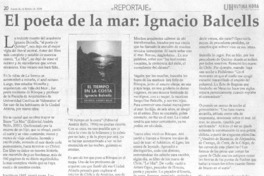 El Poeta de la mar: Ignacio Balcells