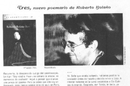 Tres, nuevo poemario de Roberto Bolaño