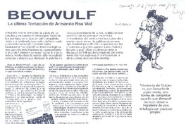 Beowulf : la última tentación de Armando Roa Vial
