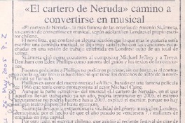 "El Cartero de Neruda" camino a convertirse en musical