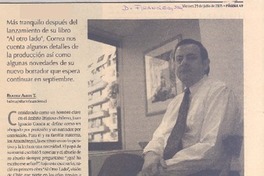 Confiesa Juan Ignacio Correa : "El escritor es un hombre que intenta explorar la sicología humana"