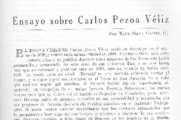 Ensayo sobre Carlos Pezoa Véliz