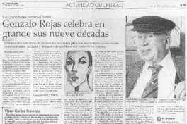 Gonzalo Rojas celebra en grande sus nueve décadas