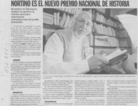 Nortino es el nuevo Premio Nacional de Historia.