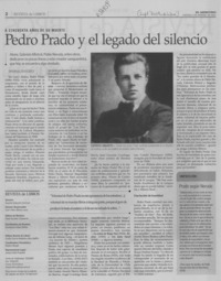 Pedro Prado y el legado del silencio
