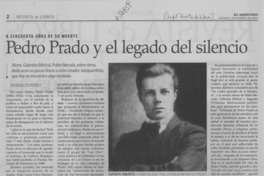 Pedro Prado y el legado del silencio