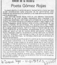 Poeta Gómez Rojas.