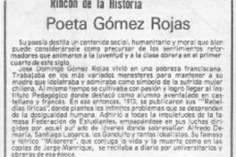 Poeta Gómez Rojas.