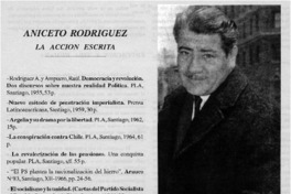 Aniceto Rodríguez la acción escrita.