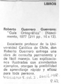 Roberto Guerrero Guerrero.