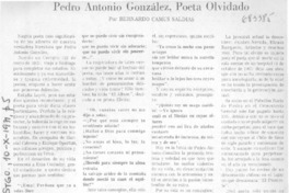 Pedro Antonio González, poeta olvidado
