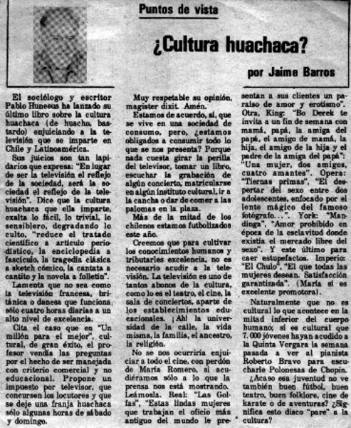 Cultura huachaca?