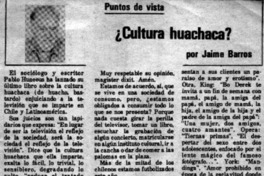 Cultura huachaca?