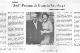 Sed", poemas de Guzmán Cruchaga