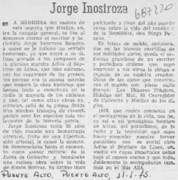 Jorge Inostroza.