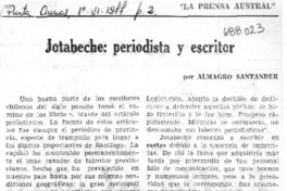 Jotabeche: periodista y escritor