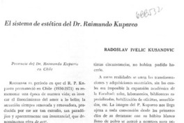 El sistema de estética del Dr. Raimundo Kupareo