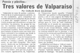Tres valores de Valparaíso