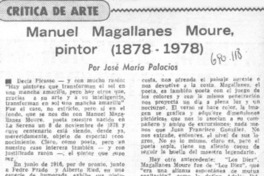 Manuel Magallanes Moure, pintor (1878-1978)