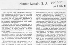 Hernán Larraín, S. J.