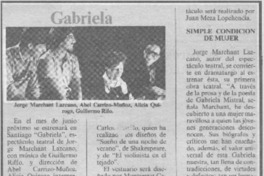 Gabriela.