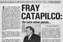Fray Catapilco, un cura como pocos --  [artículo] Jorge Abasolo A.