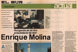 Hurgando en el rico anecdotario de don Enrique Molina