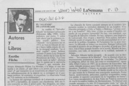 El "Allende" de Lafourcade  [artículo] Filebo.