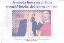 Divertida fiesta en el Mori recordó inicios del teatro chileno
