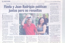 Flavia y Juan Radrigán publican juntos pero no revueltos (entrevista)