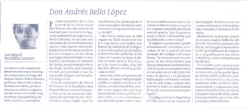 Don Andrés Bello López