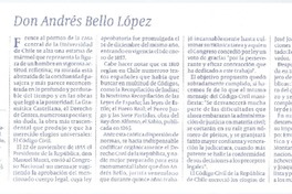 Don Andrés Bello López
