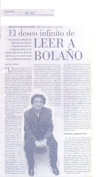 El deseo infinito de leer a Bolaño