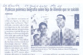Publican polémica biografía sobre la hija de Allende que se suicidó