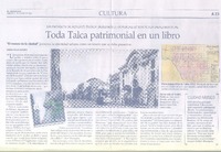 Toda Talca patrimonial en un libro