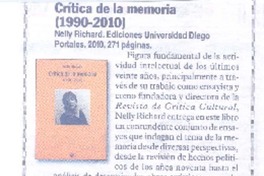 Crítica de la memoria (1990-2000)